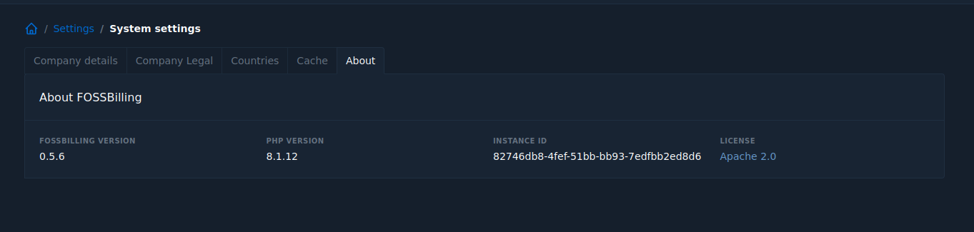 Instance ID location